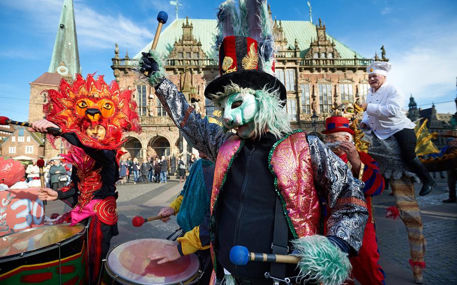 The Samba Carnival in Bremen, Germany, attracts around 35,000 visitors each year for Saturday's Grand Parade.