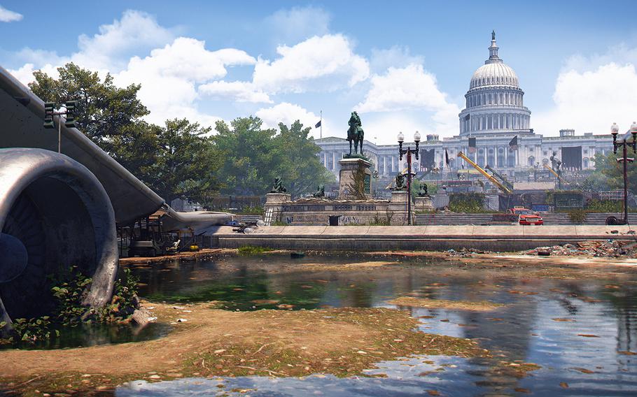 The Capitol building in Washington, D.C. has become a base for ruthless thugs in the post-apocalyptic world of "Division 2." 