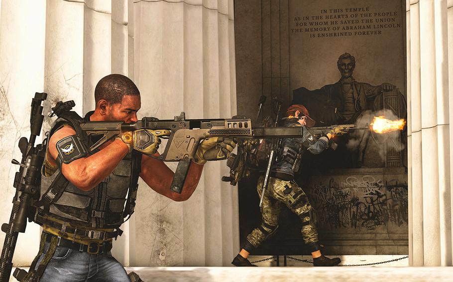 Players can team up with others to defeat the different factions ruling Washington, D.C., in "Tom Clancy's The Division 2."