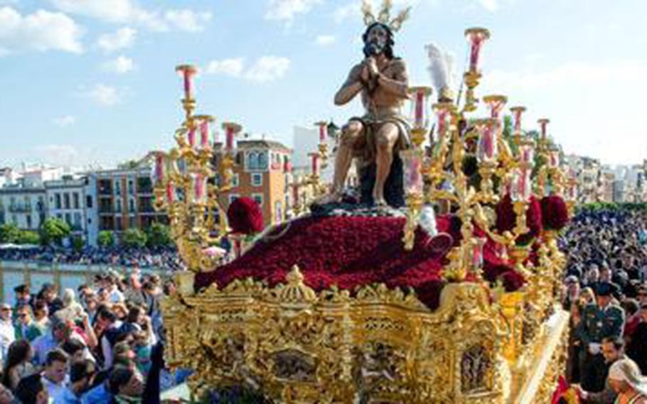 Spain pulls out all the stops for Easter Week, including this procession in Seville.