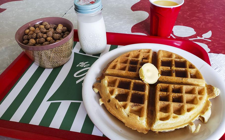 The Mint Motel’s small menu was inspired by continental breakfasts in the United States. The eatery is within walking distance of Yokota Air Base, Japan.