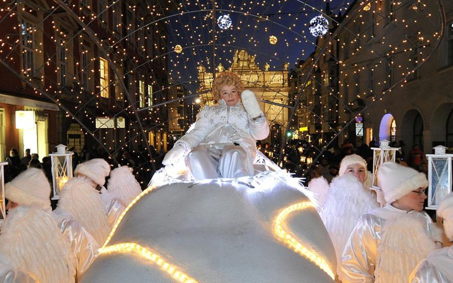The Christkind Parade takes place Dec. 22 in Innsbruck, Austria.