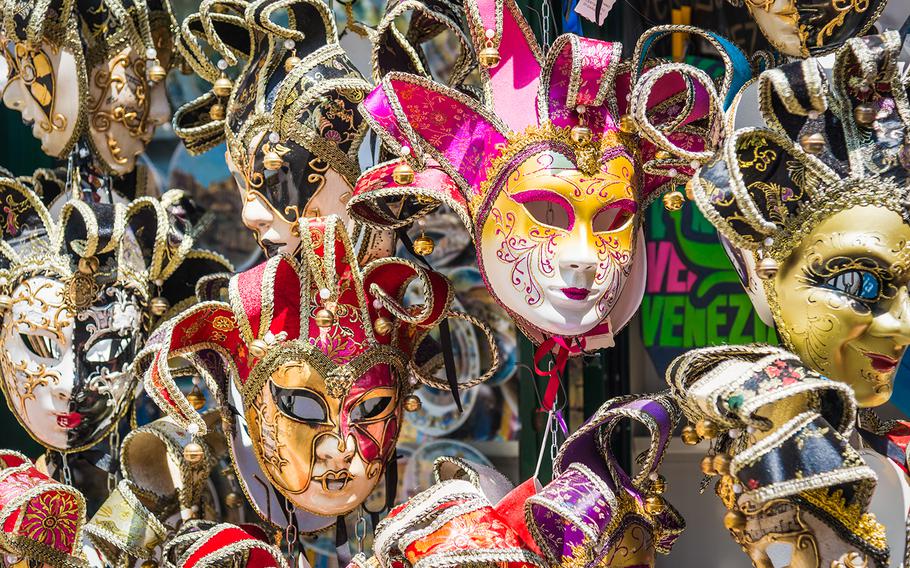 Carnival events, in Venice and elsewhere, abound this month. 