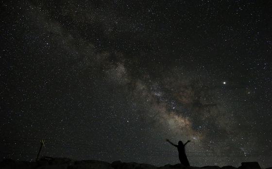 Stars and Stripes reporter Aya Ichihashi photographed the Milky Way during a recent trip to Iheya Island on Okinawa. 