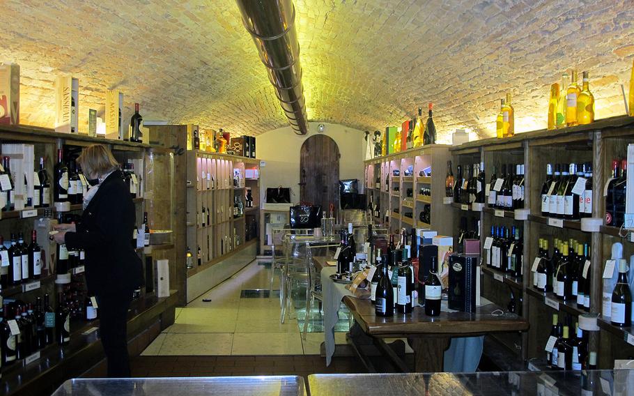 Il Ceppo in Vicenza has a wine cellar that also serves as its restaurant. It's closed because of COVID-19 restrictions, but proprietors hope to reopen in the next few weeks.