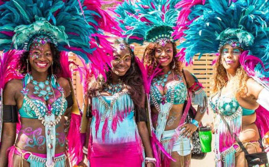 The Notting Hill Carnival, a celebration of Caribbean culture, takes place in London on Aug. 25-26. 