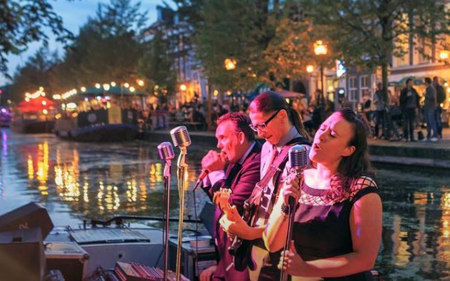 Jazz, funk and soul fill the air near -- and in some cases in -- the Bierkade, Dunne Bierkade, Groenewegje and Veenkade canals at The Hague, Netherlands, Aug. 29-31. 