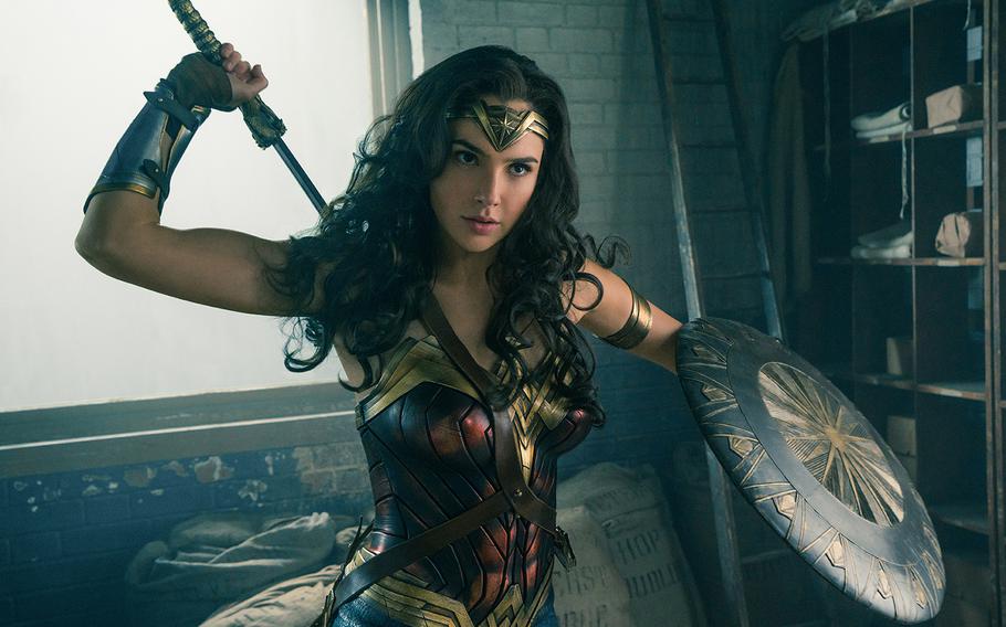 Gal Gadot as the titular character in "Wonder Woman." 
