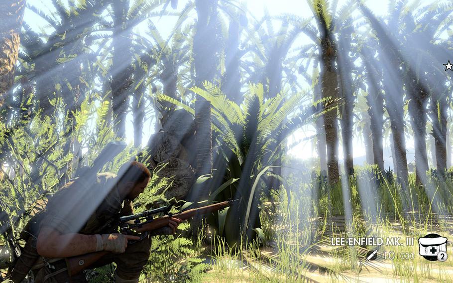 The lighting effects in "Sniper Elite 3" are impressive to look at and lend to the overall atmosphere of each level. 