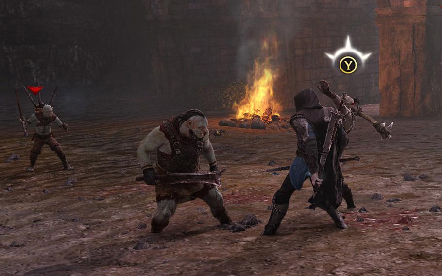 Combat in "Shadows of Mordor" will feel very familiar to fans of the excellent "Batman: Arkham" series.  