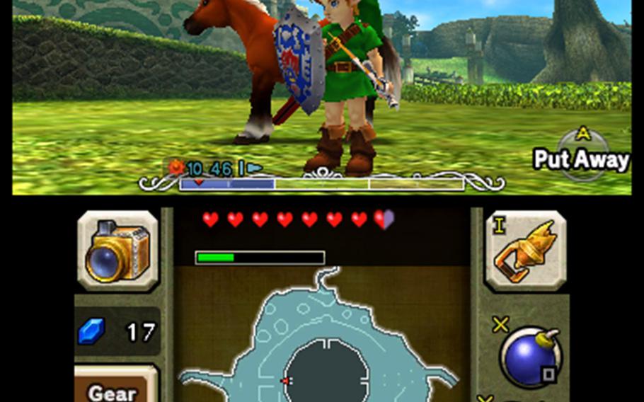 Like any revamp, “Majora’s Mask 3D” makes a few strides to modernize itself – with interface changes on the 3DS touch screen, a new help system within the game, and massive overhaul of updated visuals.