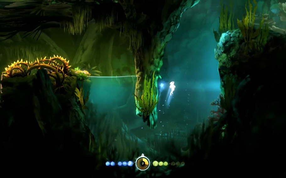 The first, and most immediate, attraction of “Ori and the Blind Forest” is its absolutely stunning visuals.