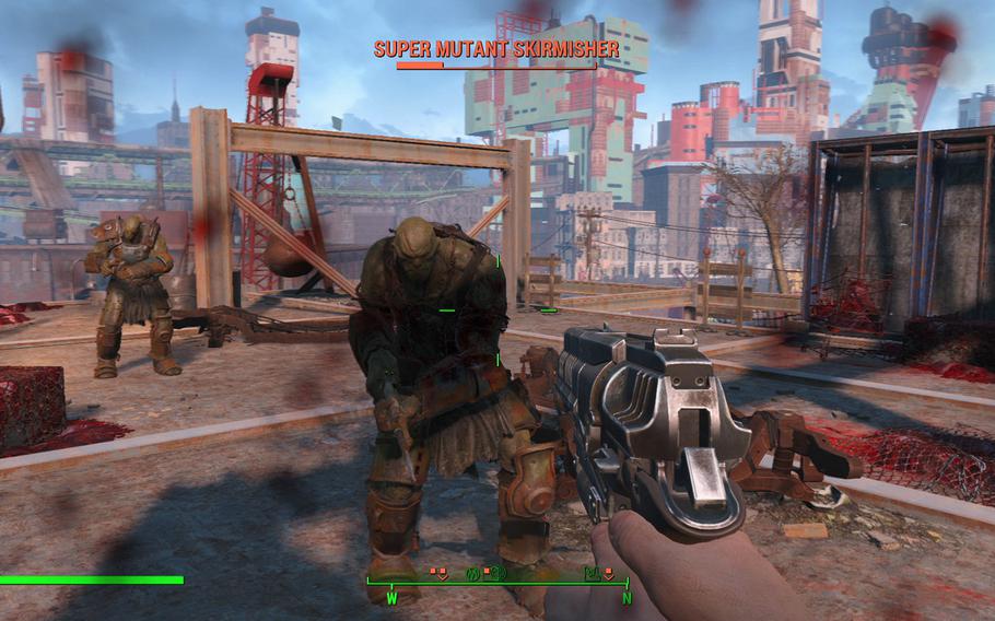 "Fallout 4" - Bethesda Softworks | The lavish graphics and innovations in gameplay - such as the ability to build your own settlement of survivors and a more robust crafting system - were crowd-pleasers at E3.