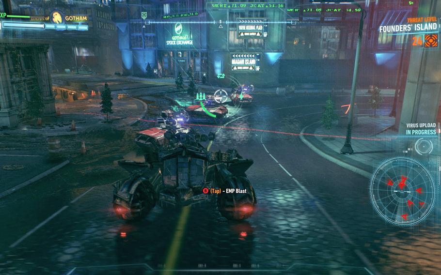 The Batmobile, for better or worse, features heavily throughout the entirety of "Batman: Arkham Knight" and influences everything from combat to puzzle solving. 