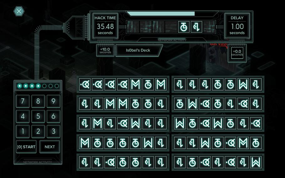 Hacking in "Shadowrun: Hong Kong" is much improved over past iterations. A "Simon Says" minigame is followed by a pattern matching sequence that livens up a part of the game most gamers will be doing often.  