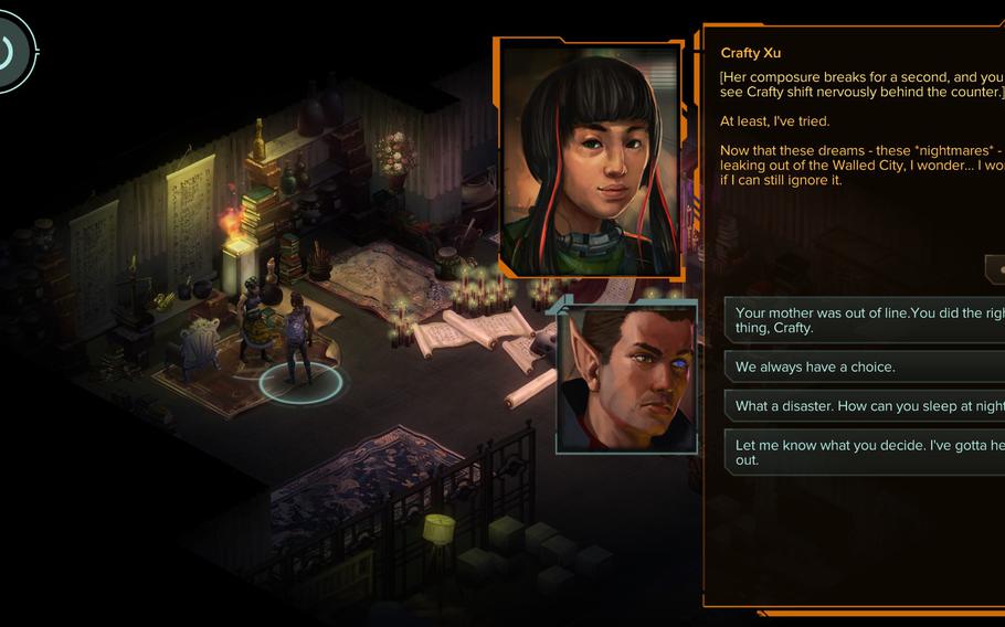 Choices and their subsequent consequences make up much of the dialogue in "Shadowrun: Hong Kong." How your character is built will affect everything from how much combat you'll see, to how many allies you'll pick up along the way. 