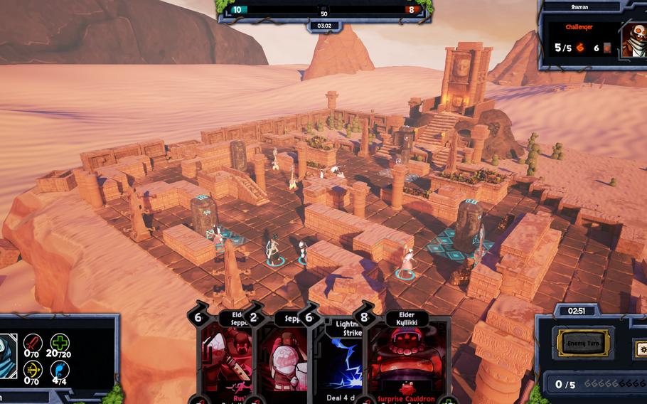 Right now, only five maps are available for players to wage war on. This desert temple was easily my favorite of the bunch. 