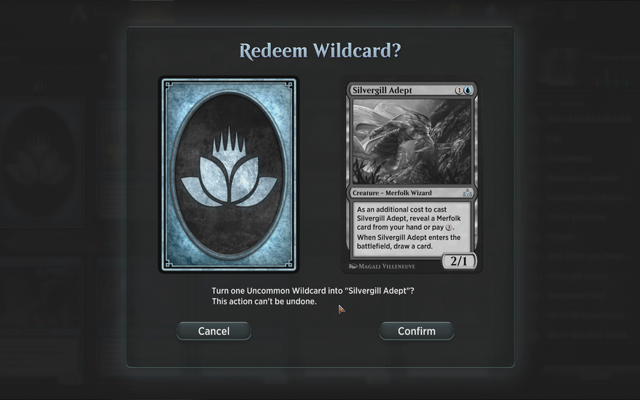 Wildcards provide players of “Magic: The Gathering Arena” a method to unlock cards they haven’t opened via random chance. 