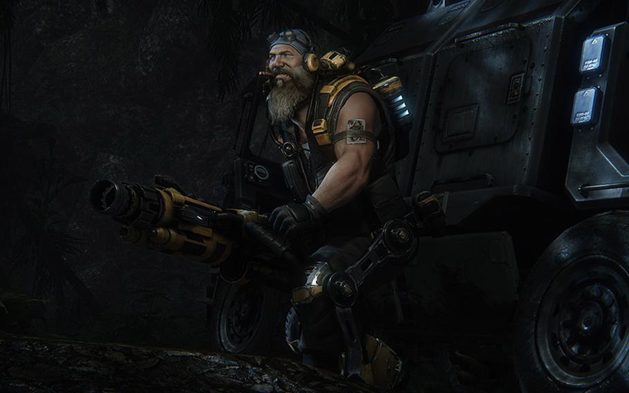 The assault character’s primary job is to deal damage. The trapper is responsible for tracking the monster and setting up traps, of course. The medic heals. And the support character can boost other players’ performance by using various gadgets and he can call on friends in orbit to deliver help, such as deadly barrages.
