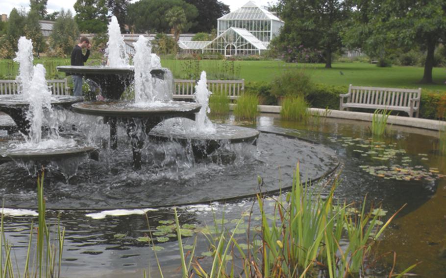 The Cambridge University Botanic Gardens in Cambridge, England, has more than 10,000 labeled plant species and spans 40 acres less than a mile from the city center.