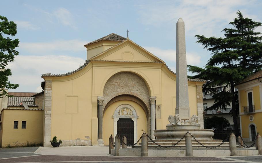 Another of Benevento&#39;s signature structures is the Santa Sofia Church, built by the Lombards in 760 and modeled after a mosque in Constantinople. The church was almost destroyed in the 1688 earthquake and was rebuilt in Baroque style. In 1951 it was restored to what is believed to be the original style.