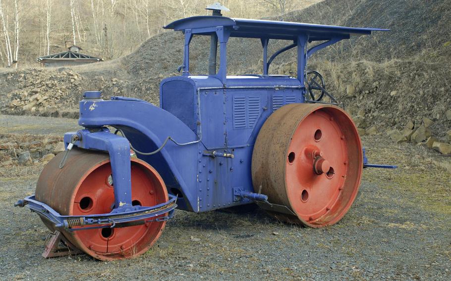 Various vehicles and equipment showcased at Stöffel Park in Enspel, Germany, allows visitors to look at authentic tools used in the area's basalt processing in years gone by. Guests can also learn about geology and nature in different areas of the park.