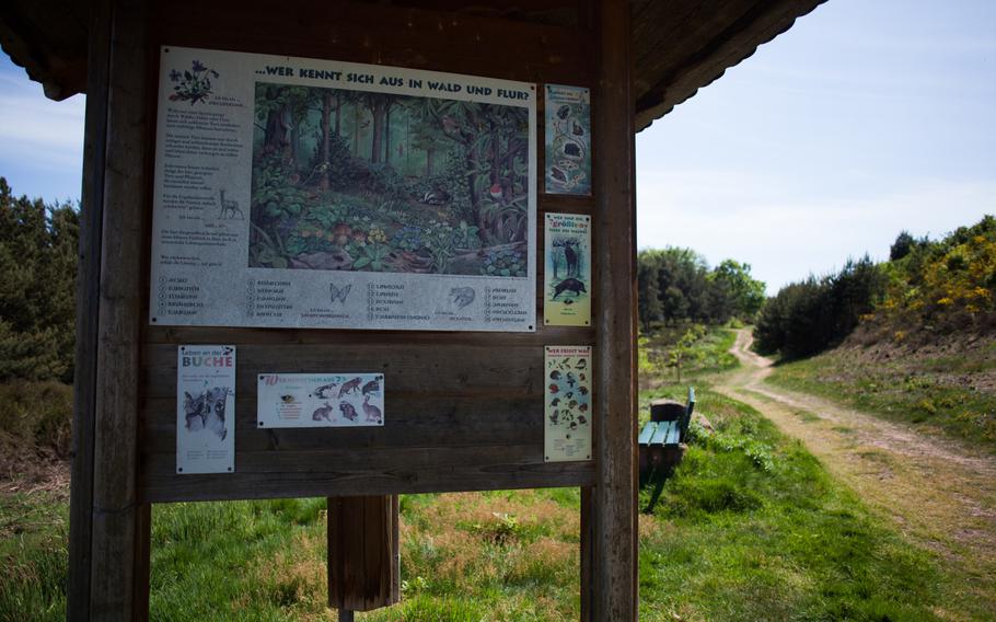 The eastern part of the Mehlinger Heide - or heath - in Mehlingen, Germany, is grassier and offers information and activities for children.

Matt Millham/Stars and Stripes