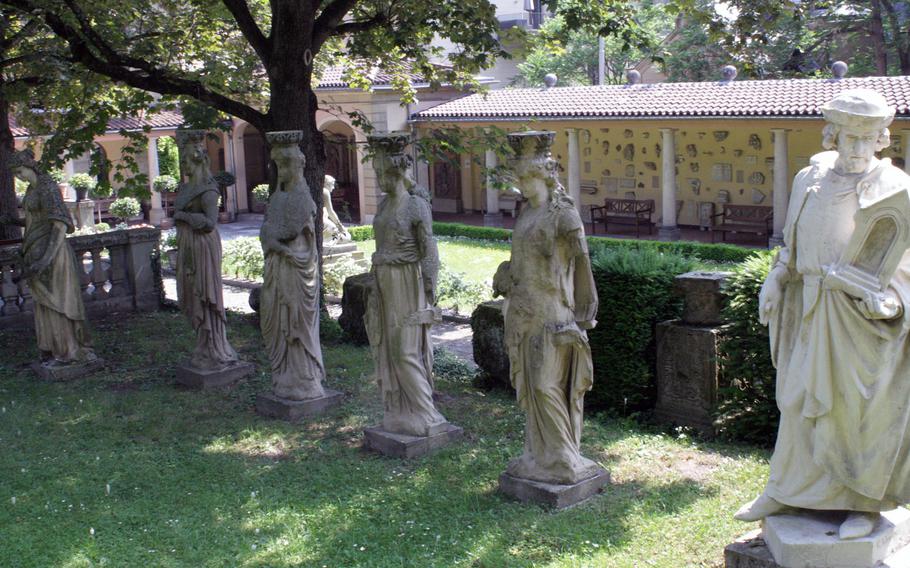 More than 200 artifacts are featured at the City Lapidarium in Stuttgart, including numerous statues that are several hundred years old. The park, featured here in early June, is open daily during the summer months.