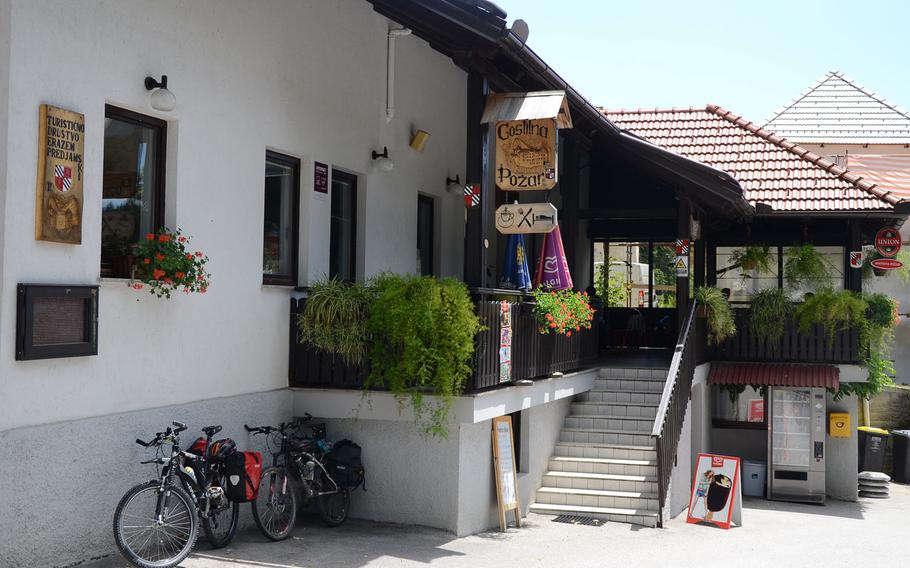 The only restaurant in Predjama, Slovenia, is near Predjama Castle and is a perfect setting to enjoy a meal. Gostilna Pozar is open from 10 a.m. to 8 p.m. and offers a variety of foods and beverages.