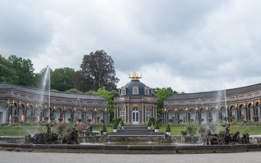 The New Palace at the Gardens of the Hermitage in Bayreuth, Germany, was built between 1749 and 1752 under the supervision of Princess Wilhelmine of Prussia.
