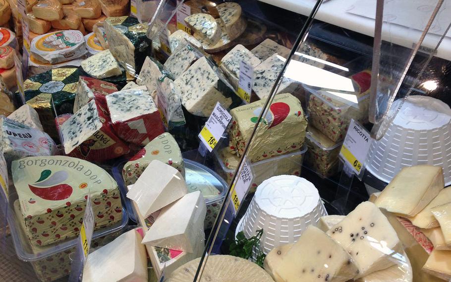 Cheeses are a good thing to stock up on when making a trip to Cora. The closest store to Kaiserslautern, Germany, is just across the border in Forbach, France.