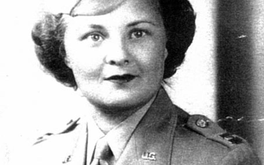Capt. Doris A. Brill (Mamolen), 1945.
