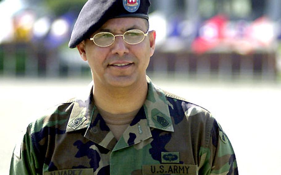 Sgt. Major Carlos Alvarez says every soldier, regardless of race, should have a sense of being part of a team.