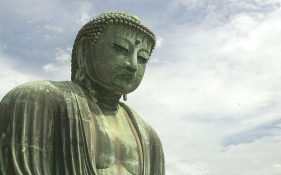 Daibutsu (The Great Buddha) in Kamakura, Japan.