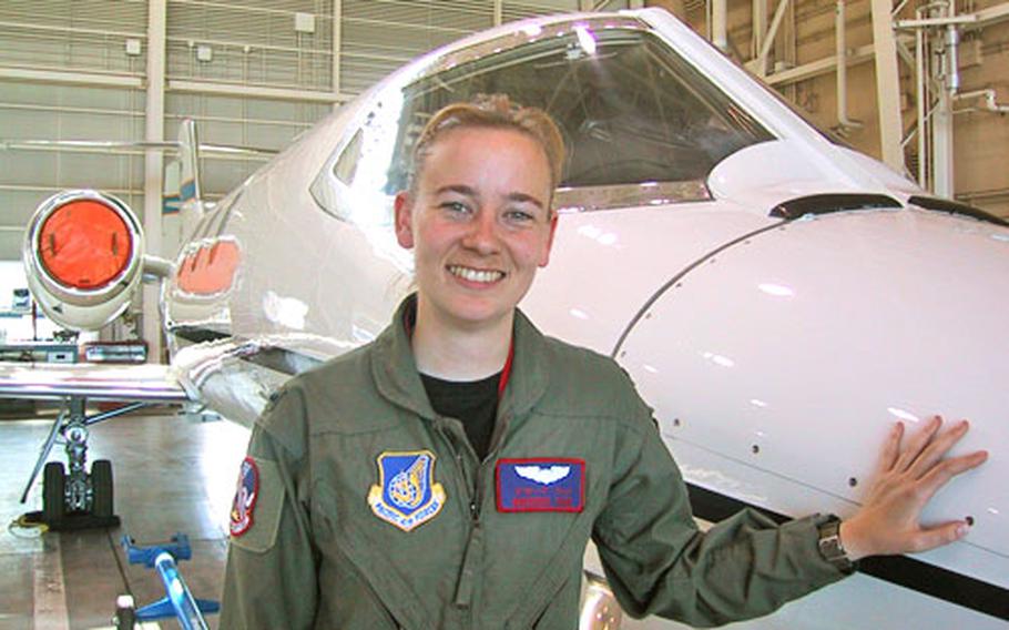 Brooke Page is a C-21 pilot at Yokota Air Base.