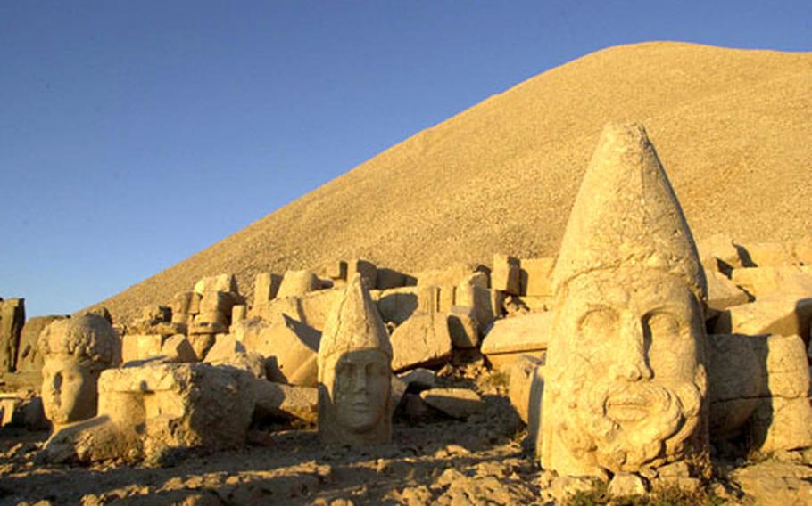 The deities atop Nemrut Dag, built by the eccentric, minor ruler Antiochus I of Commagene, celebrate two traditions — Greek and Persian.