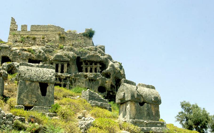 One of Turkey&#39;s best ruins, Tlos, has rock tombs and structures covering 2,000 years of history, including a Greek theater.