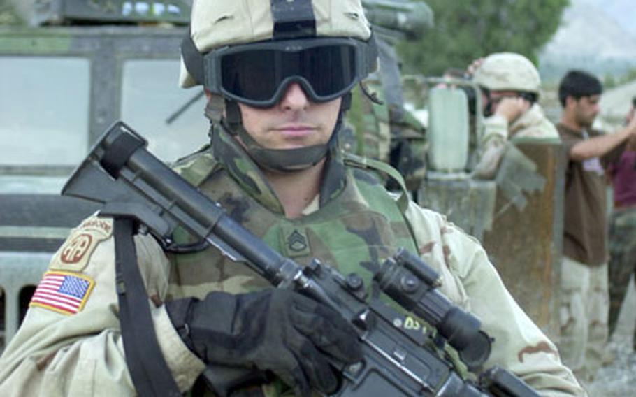 He looks tough, but past the hard exterior, Staff Sgt. Wayne Garcia has a soft heart for collectible candy dispensers.