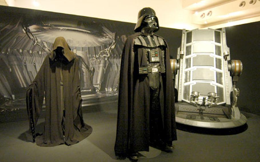 Guaranteed to stop the Star Wars fan is the exhibit of the Emperor, Darth Vader and Darth Vader&#39;s Surgery Table at the Meguro Museum of Art.