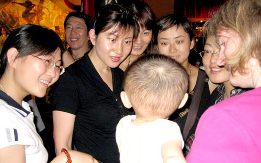 The Chinese reaction to Western couples adopting Chinese infants was overwhelmingly positive. Baby Lydia was a star everywhere she went.