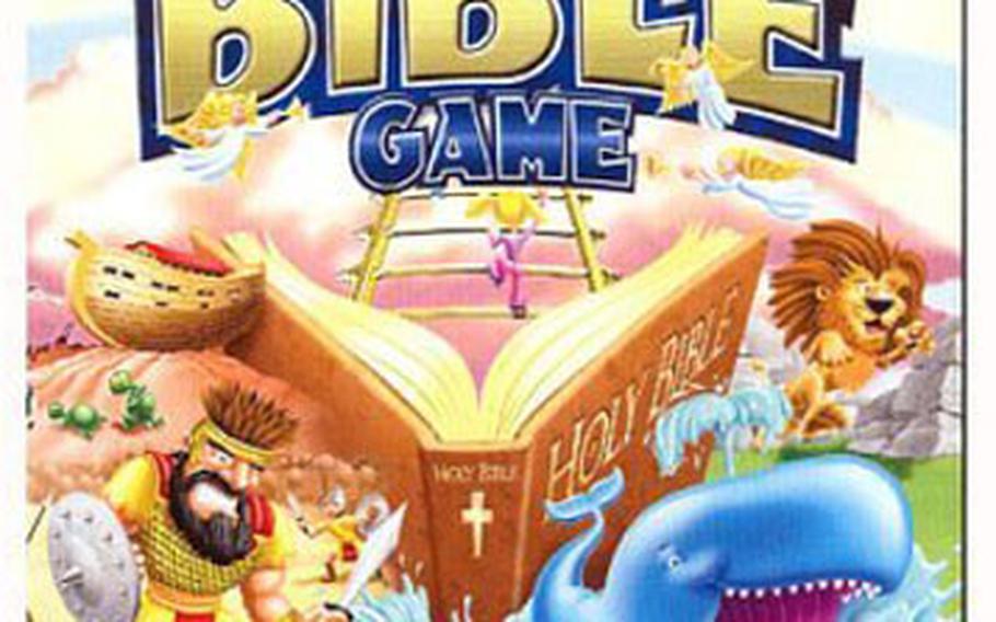 “The Bible Game,” available for PlayStation 2, Xbox and Game Boy Advance, encorporates an all-star Christian rock soundtrack into its kid-oriented quiz-show format.