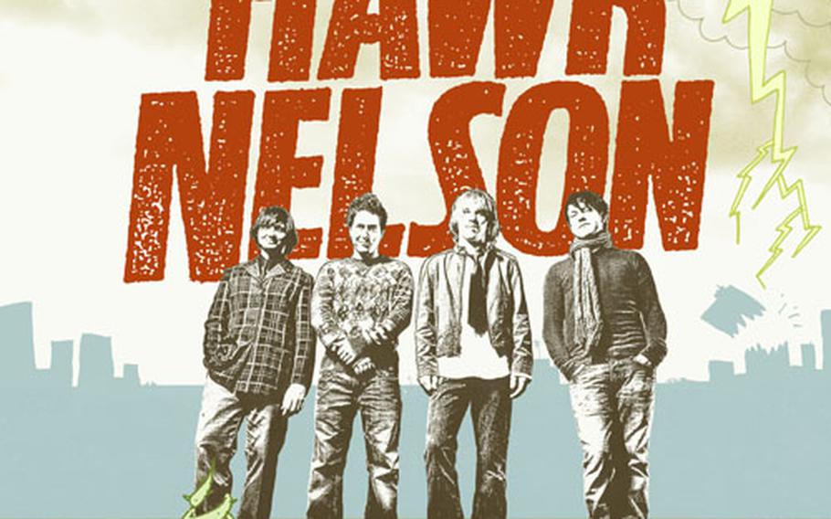 Hawk Nelson’s new CD is titled “Smile, It’s the End of the World.”