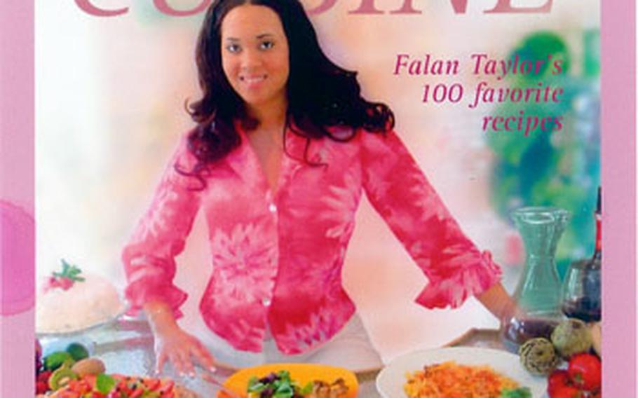 “Housewife Cuisine” is scheduled to be published on May 6 by . It should be available at the Web site, or through , or pre-ordered through Falan Taylor’s Web site at  at a cost of $20-$25. The exact price has not yet been set.