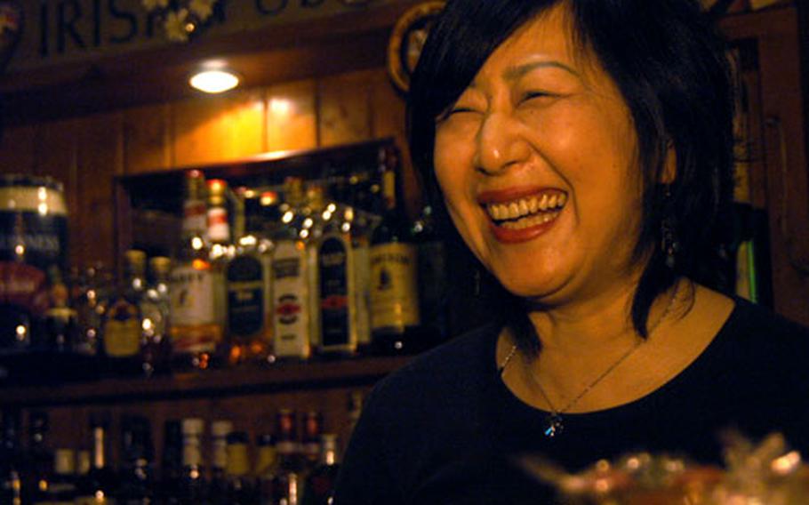 Morrigan’s Irish Pub owner Kayoko Kuroda decided she wanted to bring a touch o’ the Irish to Yokosuka after visiting Japan’s first Irish pub in Tokyo.
