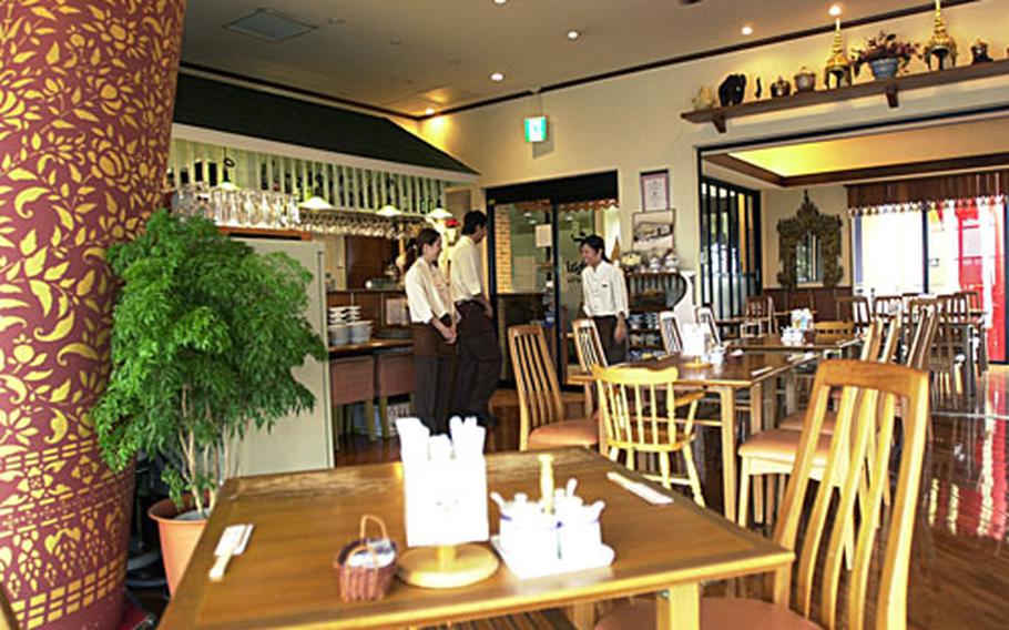 Jai Thai is a relaxing Thai restaurant tucked away on the second floor of Carnival Park Mihama in American Village in Chatan, Okinawa.