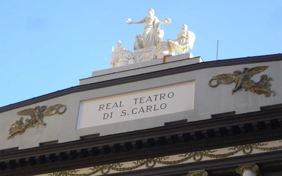 The dance studios inside Teatro San Carlo’s School of Ballet are in stark contrast to the ornate facade that theater patrons see.