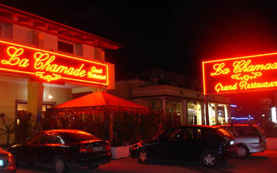 La Chamade Grand Restaurant in Varcaturo, Naples.