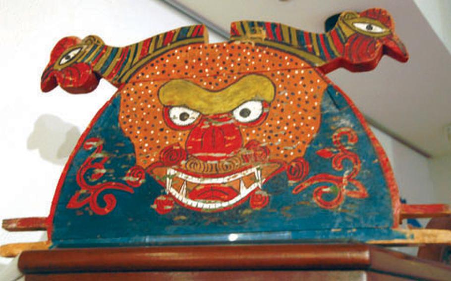 Figures like this one that once decorated a Korean funeral bier are among the Seoul Museum of Chicken Art&#39;s most valuable items.
