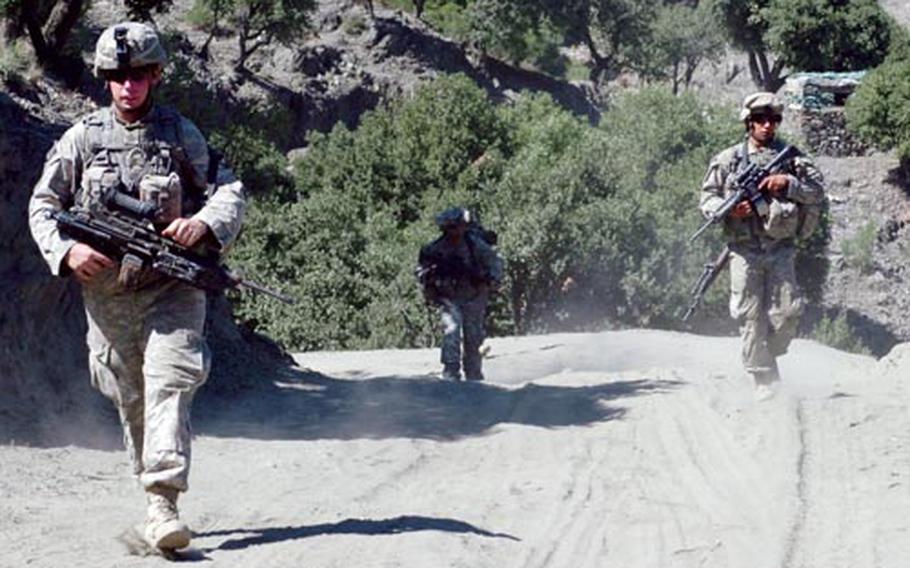 The paratroopers conduct numerous patrols with Afghan National Army to bring better security to the region.