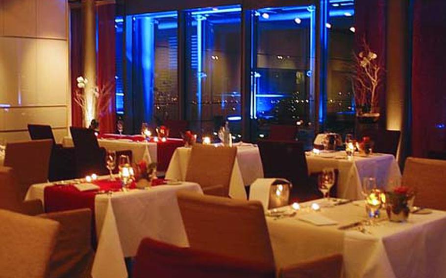 Schwarz Das Restaurant has been called the best restaurant in Heidelberg. Sleek yet romantic, it almost certainly has the best views from its perch on the 12th floor of the Print Media Academy near the train station.